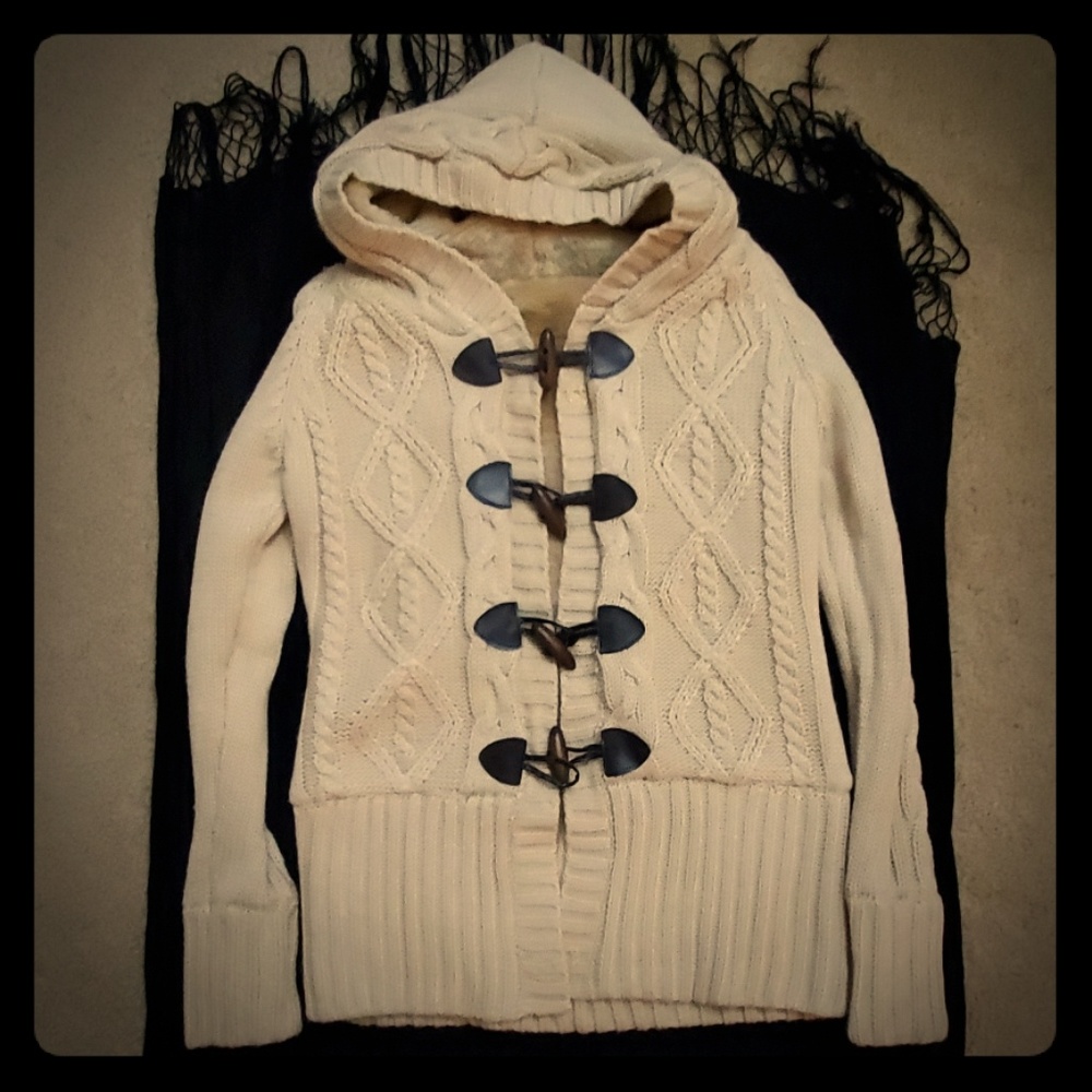 Tan Hooded Sweater